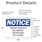 Signmission Private Property No Parking Trespassing OSHA Notice Sign, Vinyl Decal, 18in W x 12in L, 2PK OS-2PACK-NS-D-1218-L-17839 - alternate 5